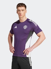 adidas Purple Manchester United Tiro Competition Training Jersey - Image 1 of 7
