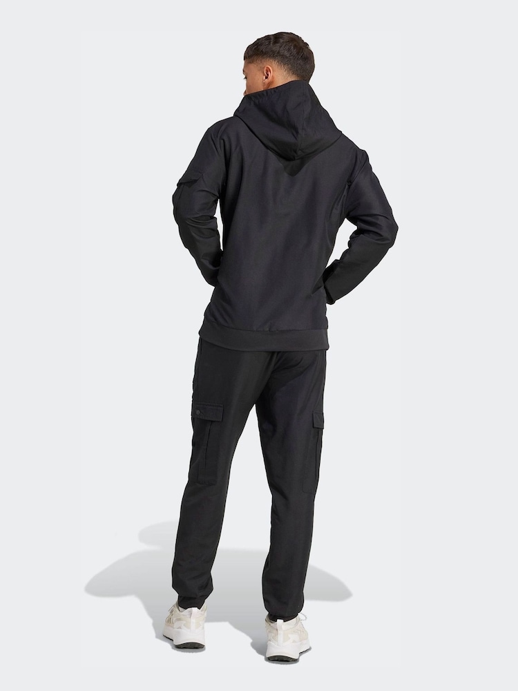 adidas Black Cargo Tracksuit - Image 2 of 8