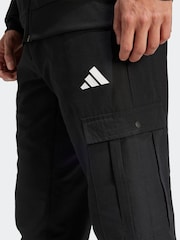 adidas Black Cargo Tracksuit - Image 4 of 8