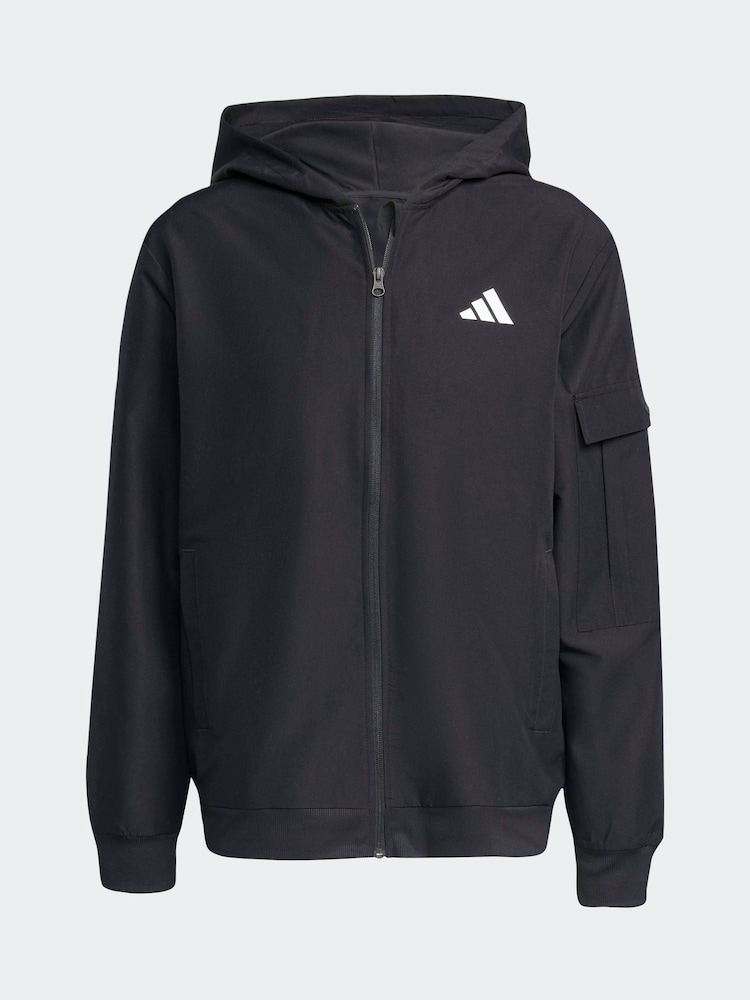 adidas Black Cargo Tracksuit - Image 8 of 8