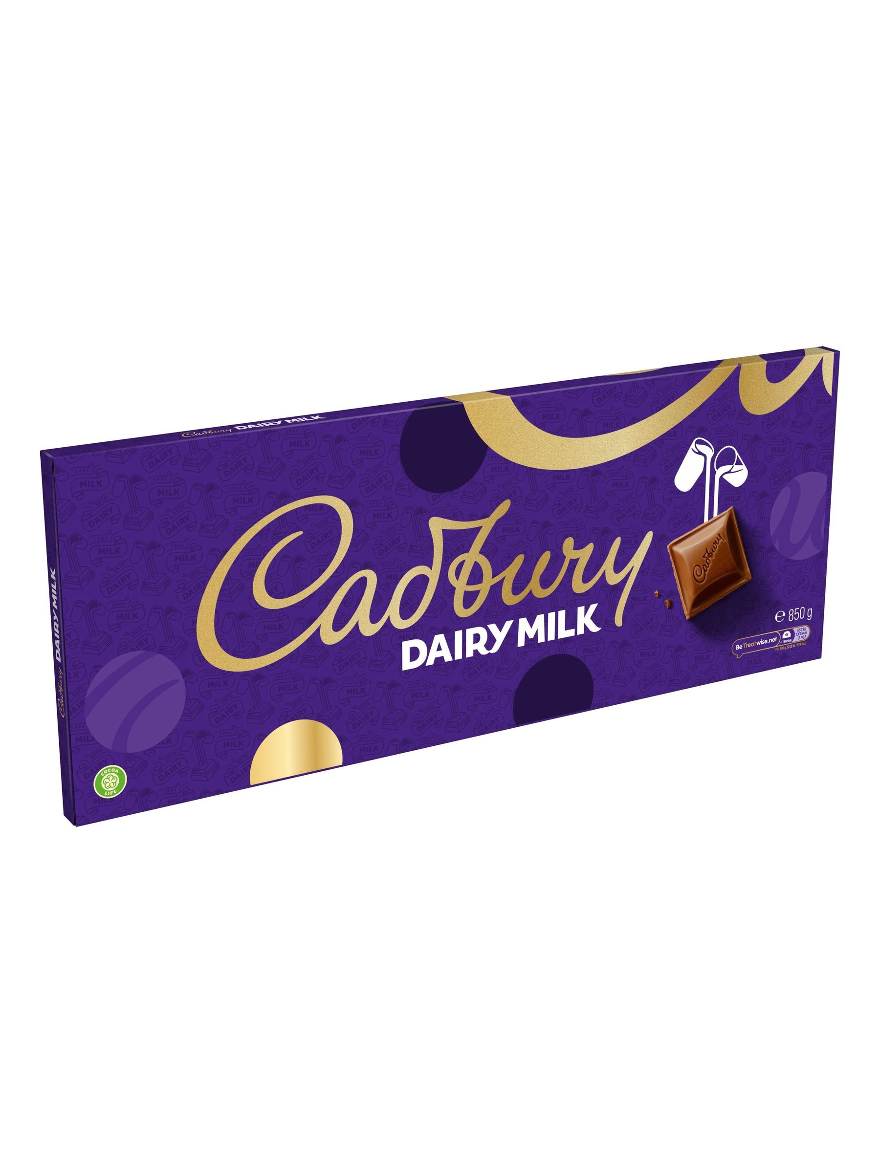 Cadbury Dairy Milk Chocolate Bar, Classic Creamy, 850g XL for Sharing or Gifting - Image 7