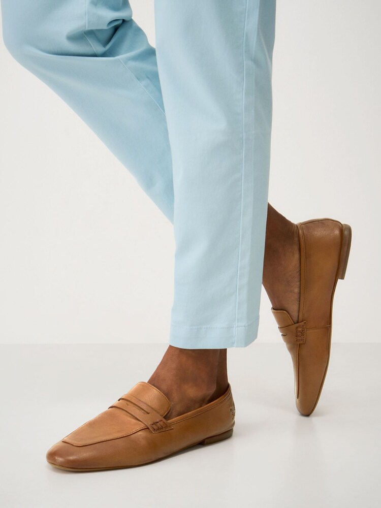 Crew Clothing Brown Sacchetto Loafers - Image 1 of 3 Crew Clothing Brown Sacchetto Loafers - Image 1 of 3