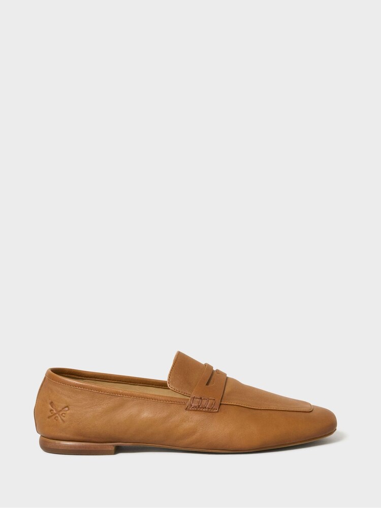 Crew Clothing Brown Sacchetto Loafers - Image 2 of 3 Crew Clothing Brown Sacchetto Loafers - Image 2 of 3