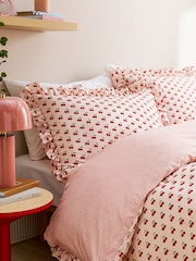 Copenhagen Home Peach Cherries Duvet Cover Set - Image 2 of 4