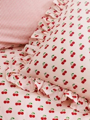 Copenhagen Home Peach Cherries Duvet Cover Set - Image 3 of 4