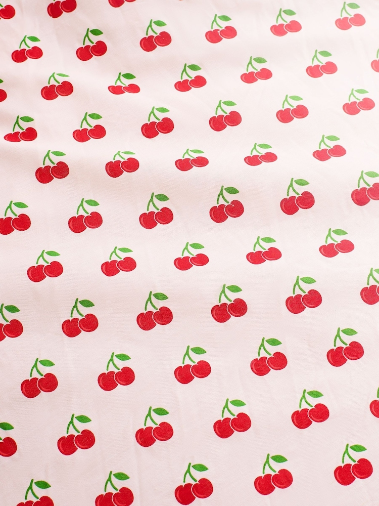 Copenhagen Home Peach Cherries Duvet Cover Set - Image 4 of 4 Copenhagen Home Peach Cherries Duvet Cover Set - Image 4 of 4