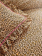 Copenhagen Home Leopard Ruffle Duvet Cover Set - Image 3 of 4