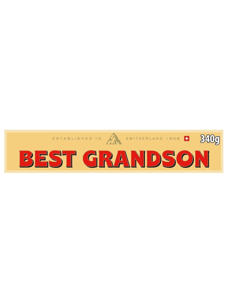 Toblerone Best Grandson Milk Chocolate Bar 340g - Image 2 of 3