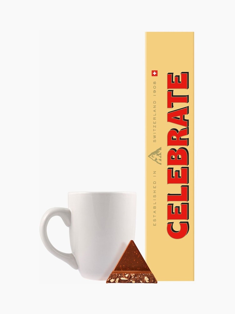 Toblerone Let's Celebrate Milk Chocolate Bar 340g - Image 2 of 2 Toblerone Let's Celebrate Milk Chocolate Bar 340g - Image 2 of 2