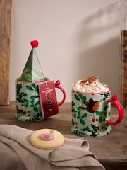 Christmas Hot Chocolate Robin Mug Gift Set - Image 1 of 7