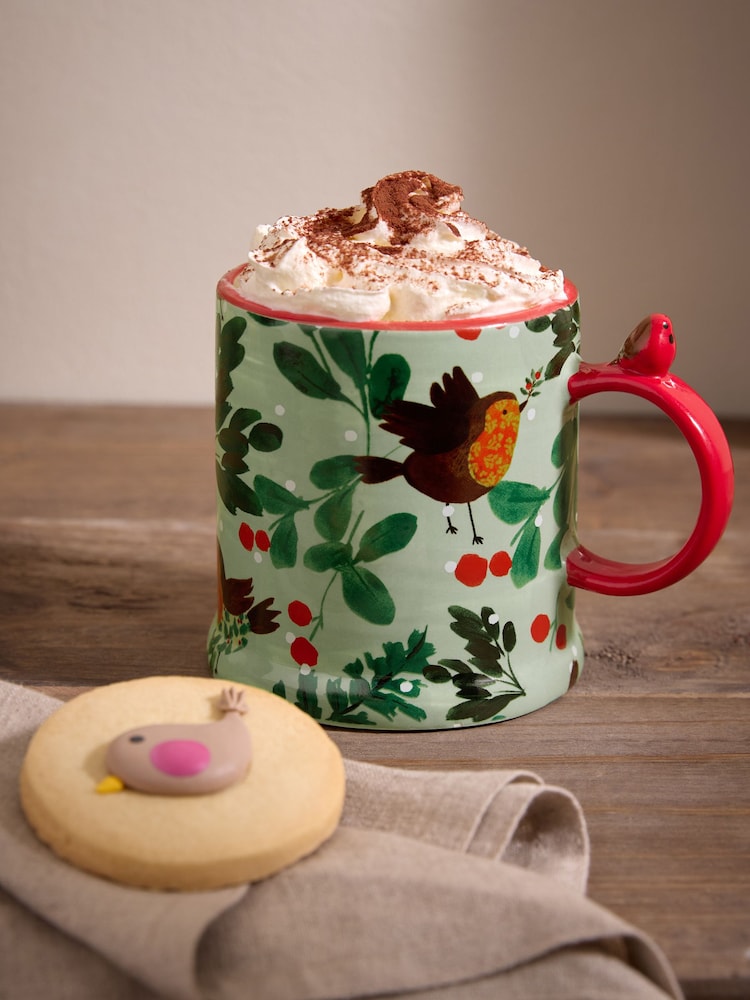 Christmas Hot Chocolate Robin Mug Gift Set - Image 2 of 7 Christmas Hot Chocolate Robin Mug Gift Set - Image 2 of 7