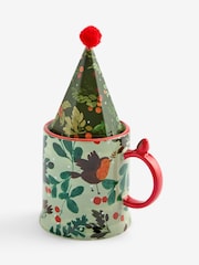 Christmas Hot Chocolate Robin Mug Gift Set - Image 5 of 7