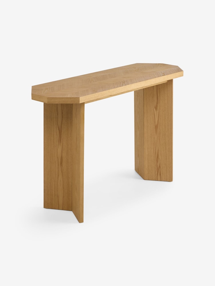 MADE.COM Oak Brennan Console Table - Image 1 of 3