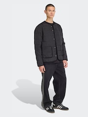 adidas Originals Black adidas Originals Quilted Jacket - Image 3 of 6