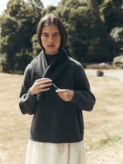 Grå - Laura Ashley uldsweater - Billede 4 af 6