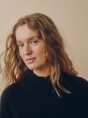 Marineblå - Laura Ashley uldsweater - Billede 4 af 6