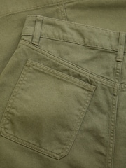 Celtic & Co. Twill A Line Green Skirt - Image 6 of 8