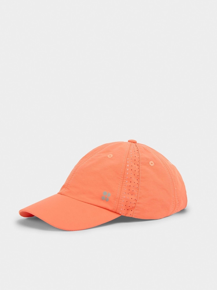Sweaty Betty Orange Swiftie Pace Cap - Image 2 of 4