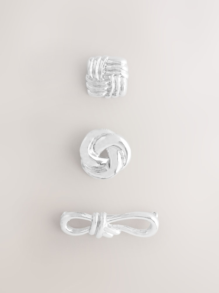 Silver Tone Heritage Brooches 3 Pack - Image 1 of 3 Silver Tone Heritage Brooches 3 Pack - Image 1 of 3