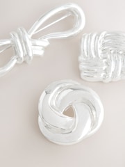 Silver Tone Heritage Brooches 3 Pack - Image 2 of 3