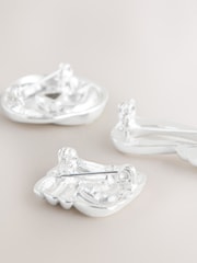 Silver Tone Heritage Brooches 3 Pack - Image 3 of 3