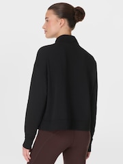 Sweaty Betty Black After Class Funnel Neck Sweatshirt - Image 2 of 7