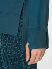 Sweaty Betty Green After Class Longline Sweatshirt - Image 6 of 7