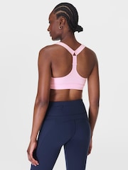 Sweaty Betty Light Pink Power Medium Support Seam-Free Bust Bra - Image 5 of 7