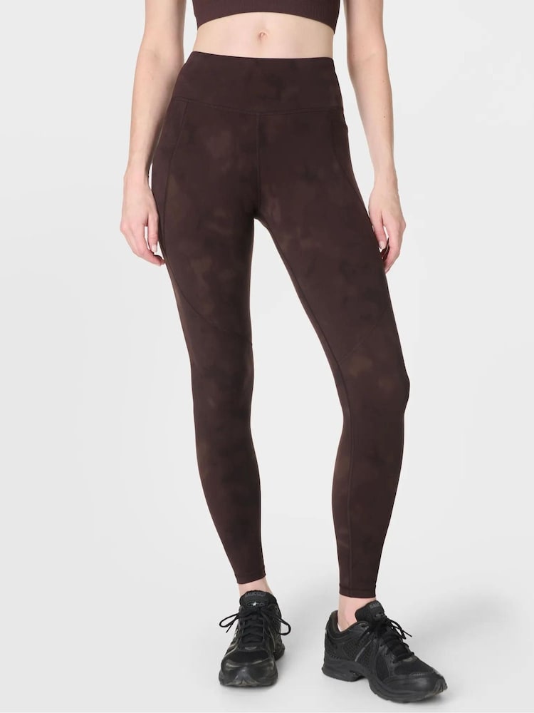 棕色 - Sweaty Betty Power訓練內搭褲 - 圖片 1，共 7