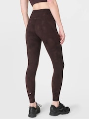 棕色 - Sweaty Betty Power訓練內搭褲 - 圖片 2，共 7