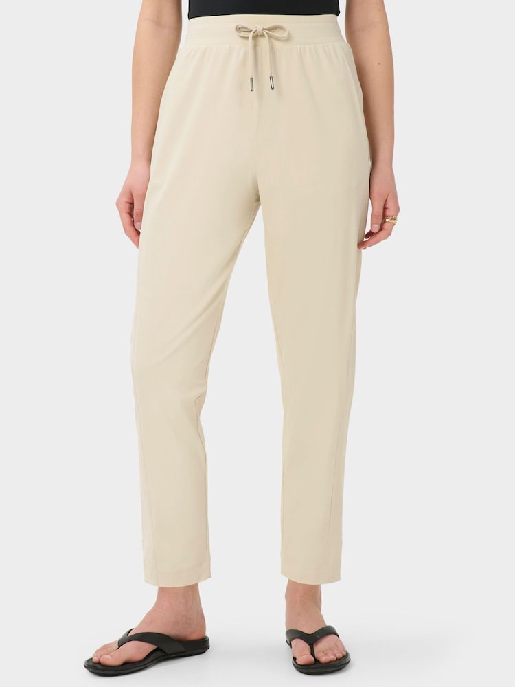 Sweaty Betty Natural 27 inch inside seam Explorer 25" Trousers - Image 1 of 6