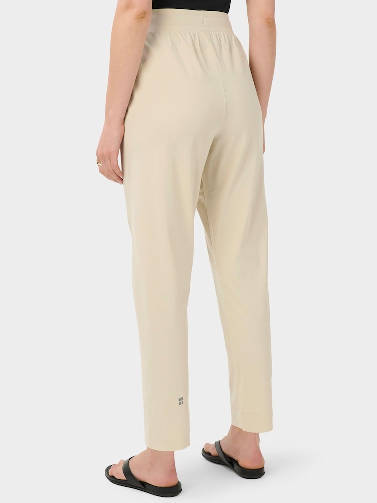 Sweaty Betty Natural 27 inch inside seam Explorer 25" Trousers - Image 2 of 6