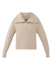 Sweaty Betty – Peaceful – geripptes Half-Zip-Cropped-Sweatshirt - Bild 7 von 7