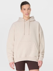 Sweaty Betty Biege Premium Brushed Classic Hoodie - Image 1 of 7