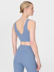 Sweaty Betty Blue Ultimate Studio Voop Bra - Image 2 of 7