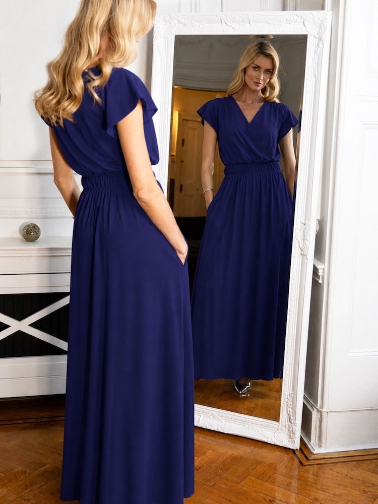 Hot Squash Chiffon Maxi Dress - Bild 2 von 3