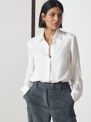 White N. Premium Tencel Soft Long Sleeve Shirt - Image 2 of 6