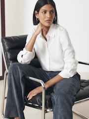 White N. Premium Tencel Soft Long Sleeve Shirt - Image 3 of 6