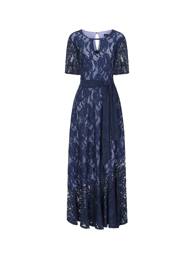 Hot Squash Asymmetric Lace Keyhole Dress - Bild 4 von 4 Hot Squash Asymmetric Lace Keyhole Dress - Bild 4 von 4