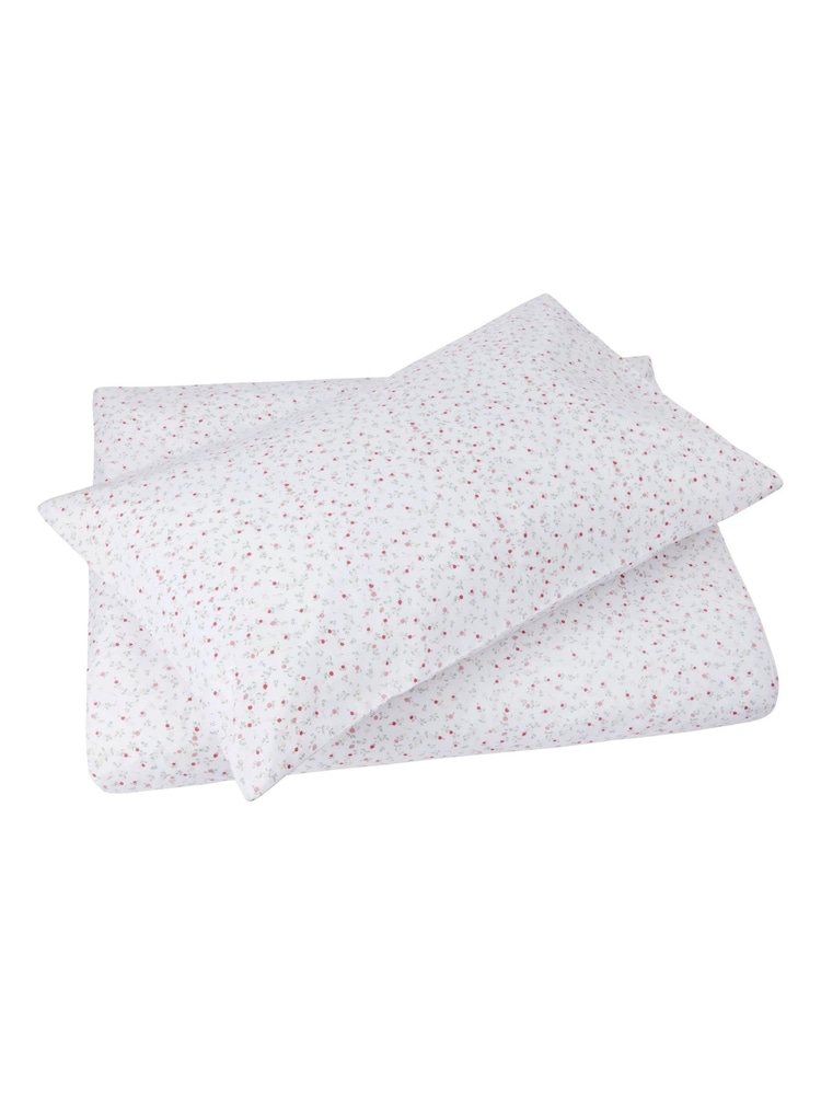 The White Company Pink Maisy Cot Bed Set - Image 1 of 2