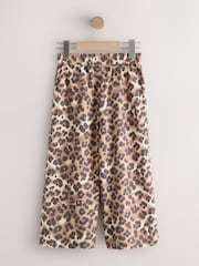 Estampa animal brown chocolate - Calças de perna larga sem fecho (3-16ano) - Imagem 2 de 4