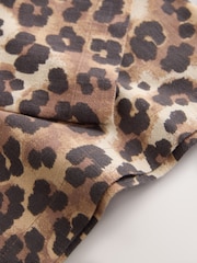 Estampa animal brown chocolate - Calças de perna larga sem fecho (3-16ano) - Imagem 4 de 4