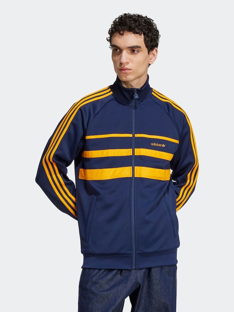 adidas Originals Blue The First Jacket - Image 1 of 6