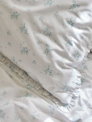 Shabby Chic by Rachel Ashwell® Rosabelle Blue Petite Ruffle Duvet Cover and Pillowcase Set - Image 4 of 5