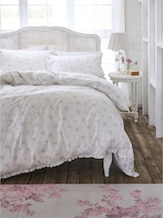 Shabby Chic by Rachel Ashwell® Rosabelle Pink Petite Ruffle Duvet Cover and Pillowcase Set - Image 1 of 6