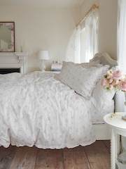 Shabby Chic by Rachel Ashwell® Rosabelle Pink Petite Ruffle Duvet Cover and Pillowcase Set - Image 6 of 6