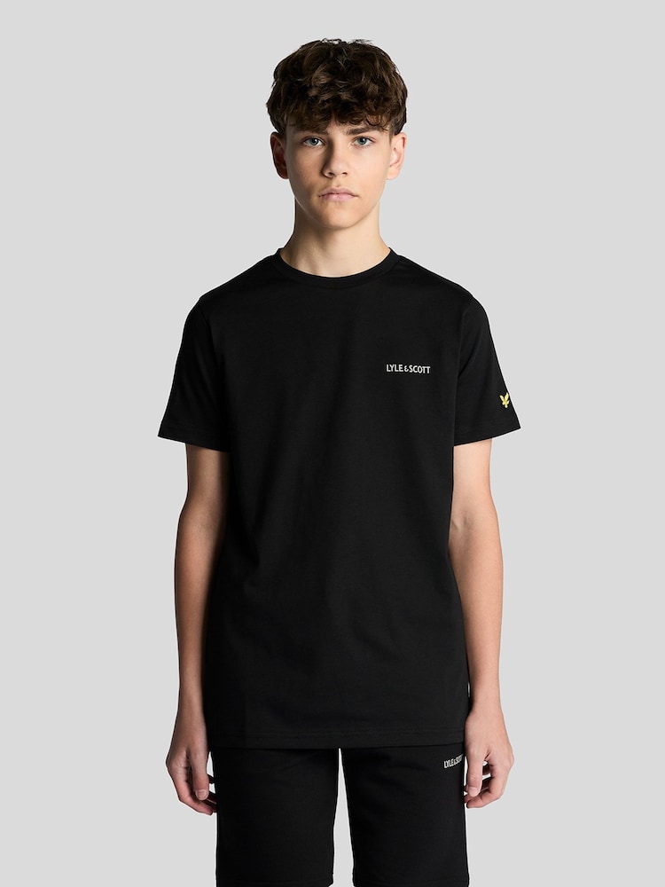 Lyle & Scott Black Logo Print T-Shirt - Image 2 of 6