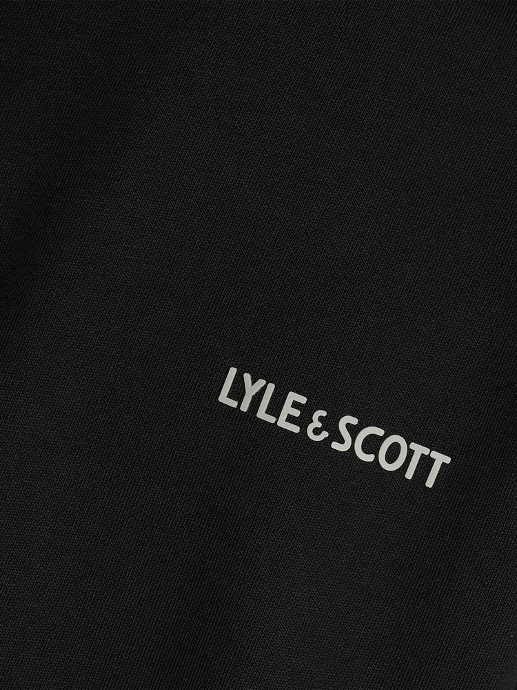 Lyle & Scott Black Logo Print T-Shirt - Image 6 of 6