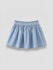 Angel & Rocket Blue Mia Shirred Denim Top And Skirt - Image 5 of 5