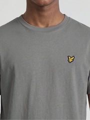 Pelēks - Lyle & Scott T-krekls ar apaļu kakla izgriezumu - Attēls 3 no 5